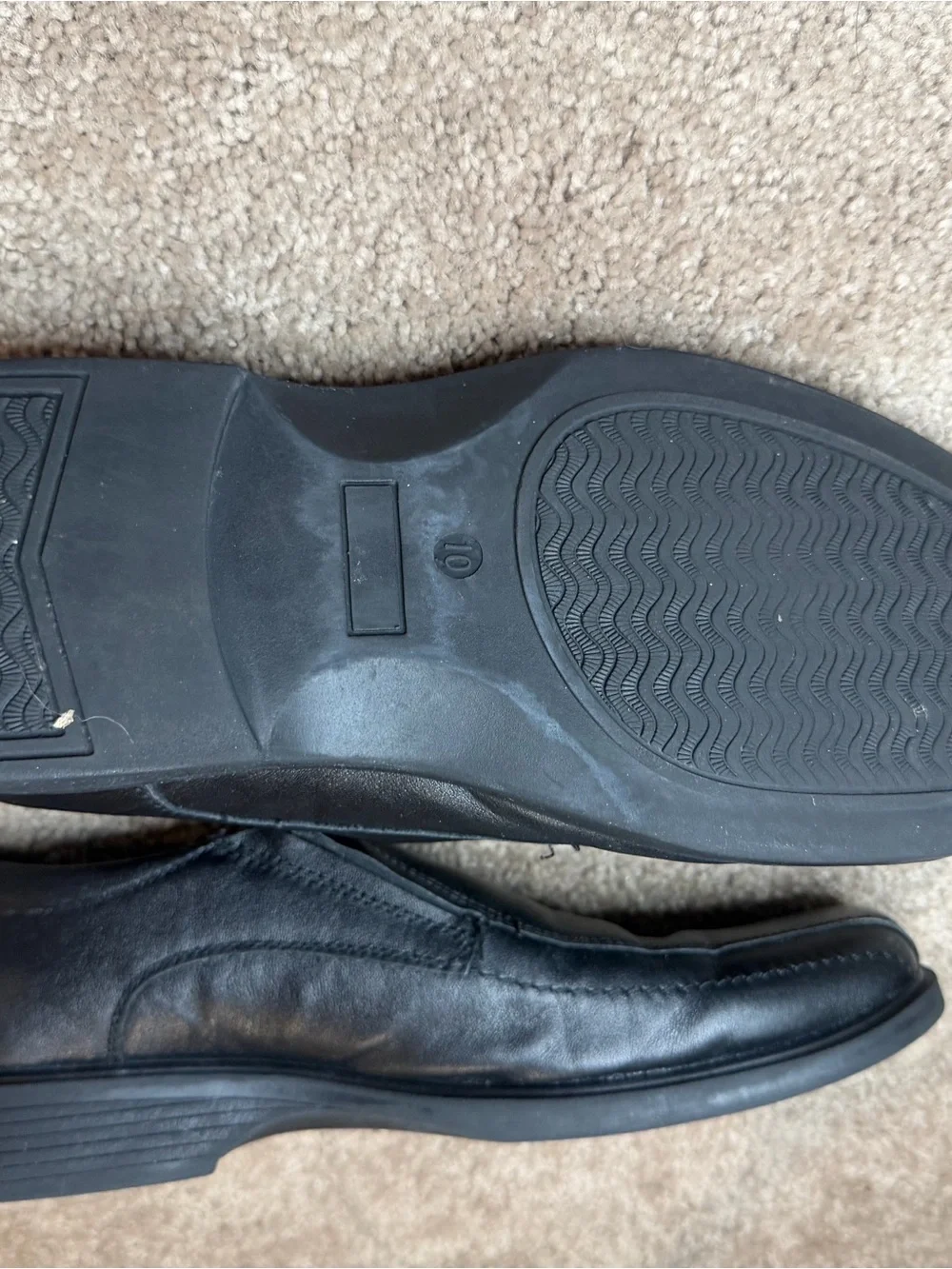 Bruno Marc Men's Black Slip-On Leather Loafers